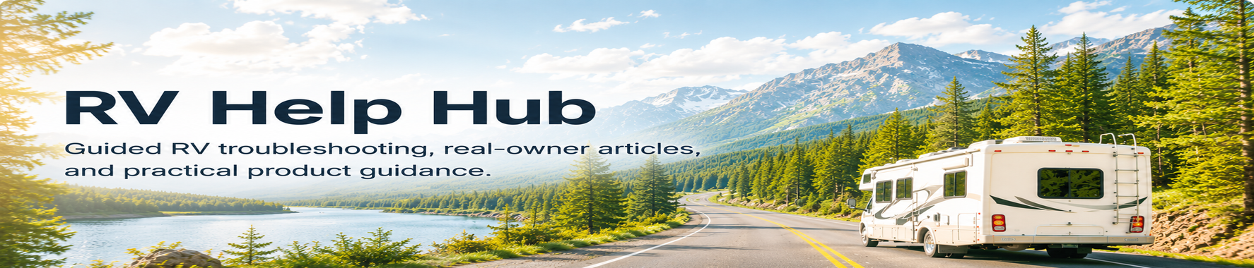 RV Help Hub - Guided RV troubleshooting, real-owner articles, and practical product guidance.